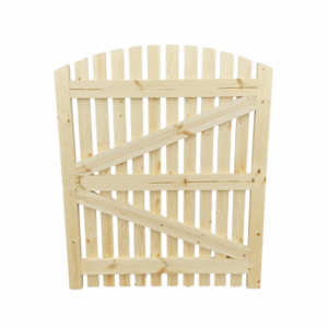 Curved Top Palisade Pedestrian Gate